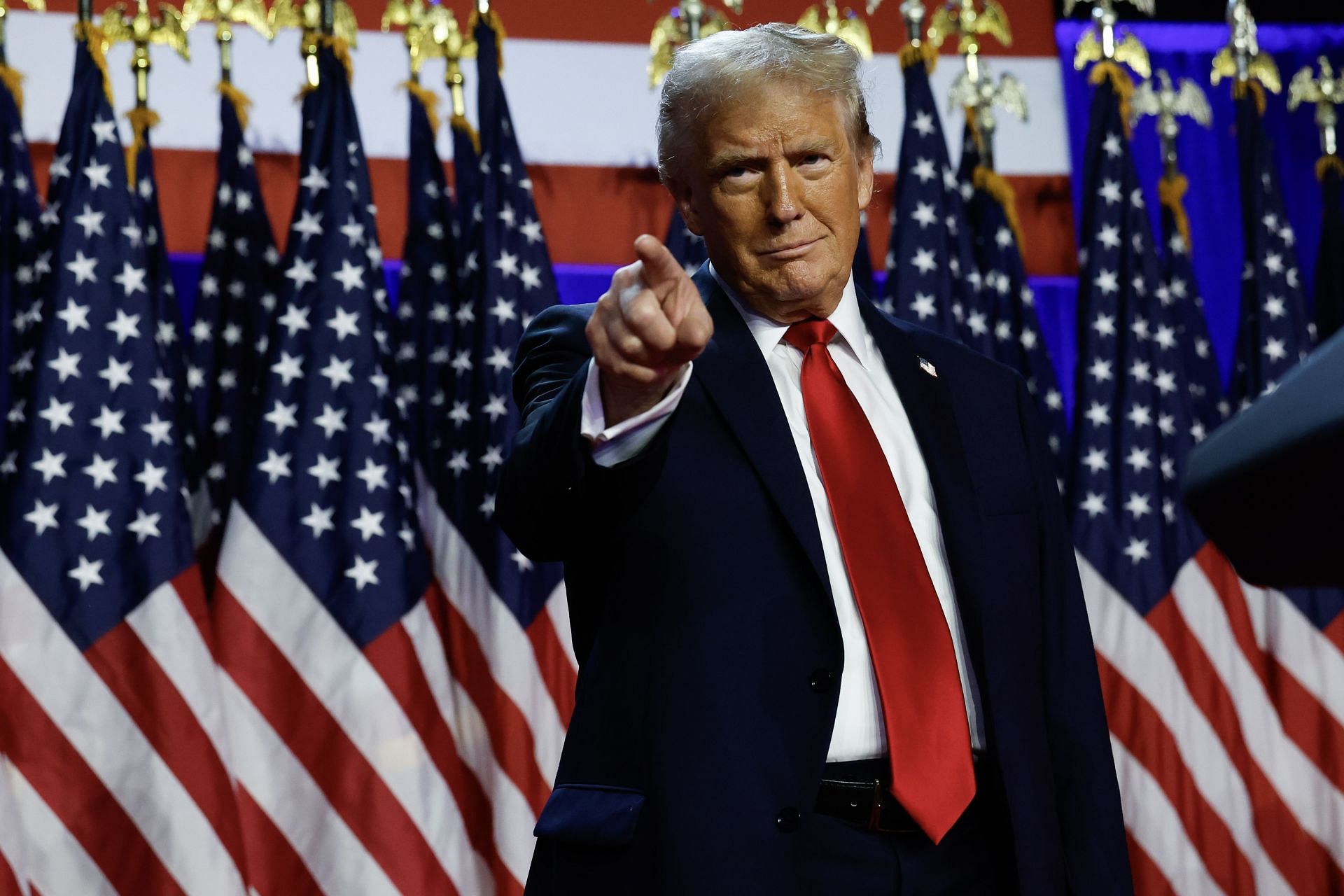 Donald Trump Holds Election Night Event In West Palm Beach (Image via Getty)