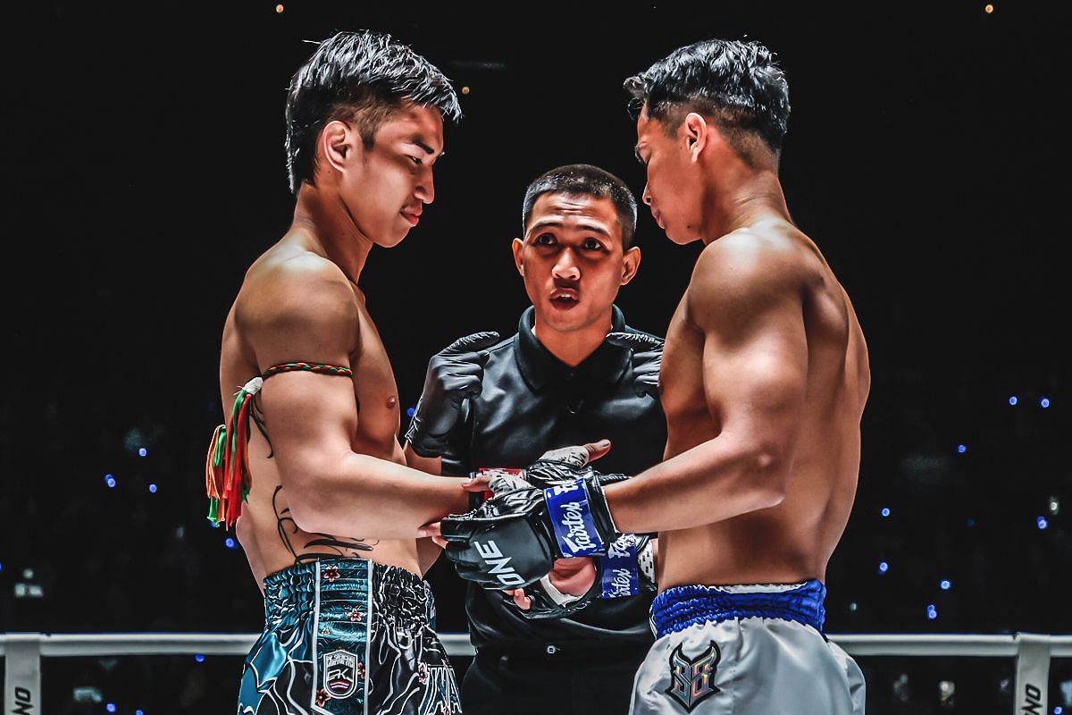 Tawanchai PK Saenchai and Superbon Singha Mawynn - Photo by ONE Championship