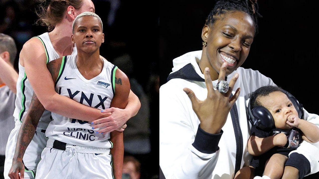 Courtney Williams reacts in 3-words to Chelsea Gray hilariously blaming 2x WNBA champion for sauna woes [Picture Credit: X/@minnesotalynx, @LVAces]