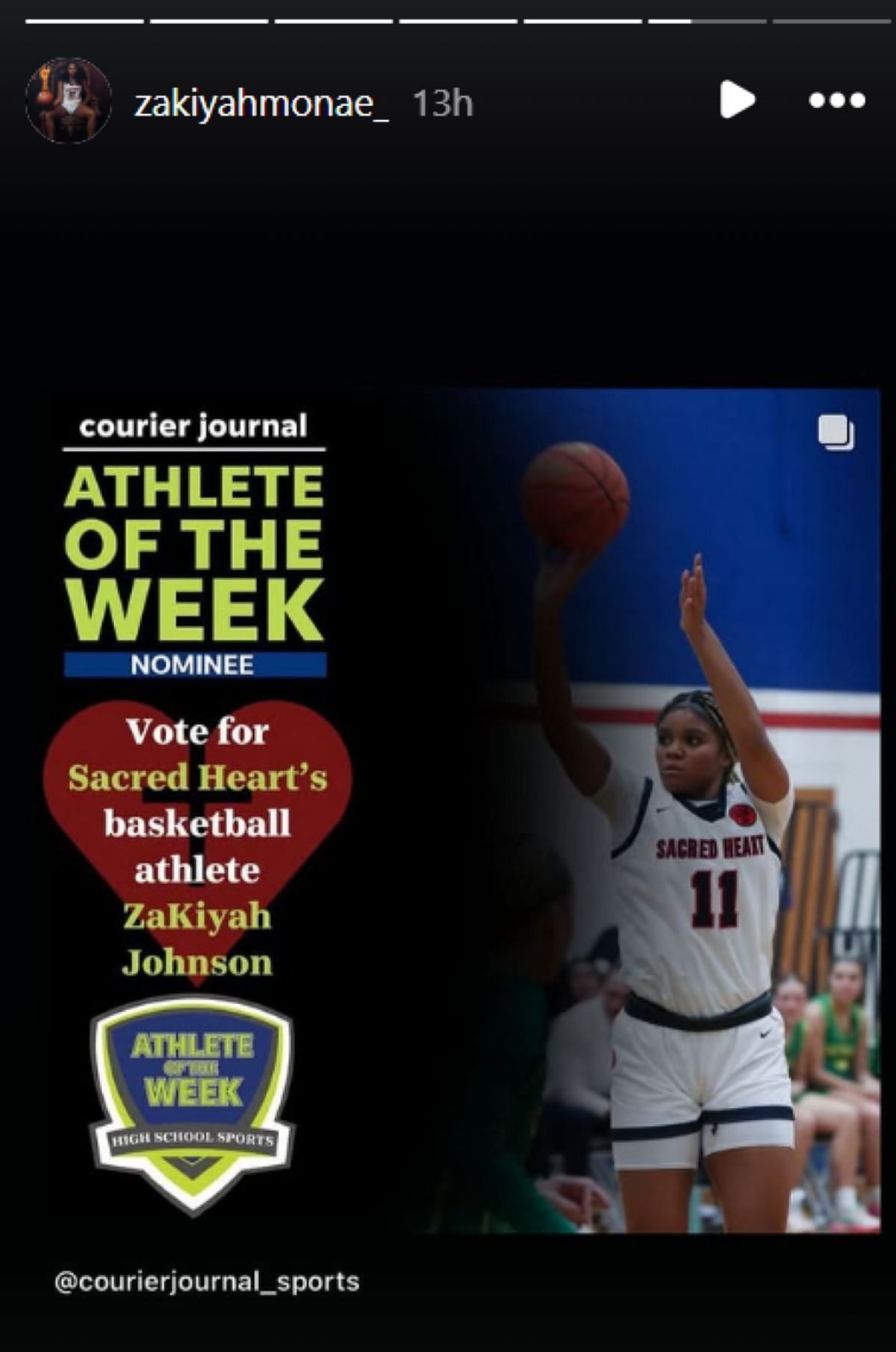 LSU commit ZaKiyah Johnson gets nominated for the prestigious Athlete of the Week honor