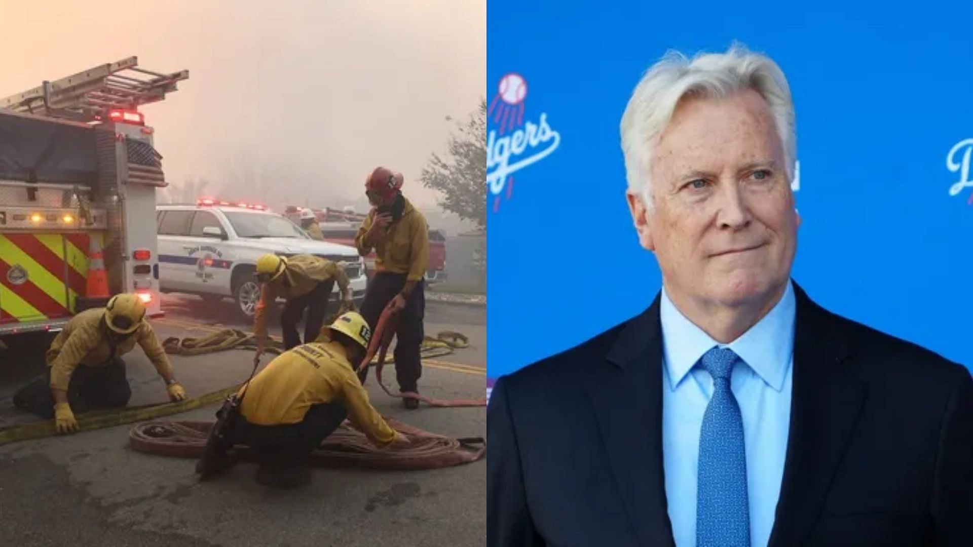 L.A. Firefighters &amp; Los Angeles Dodgers Owner Mark Walter