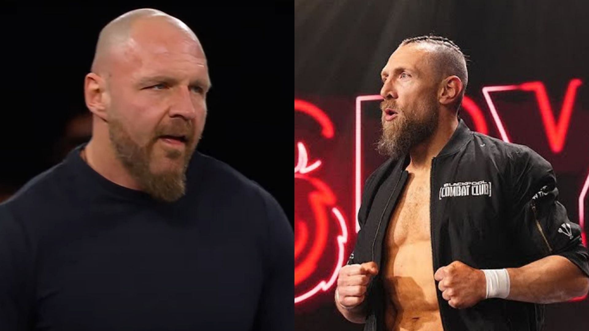 Jon Moxley is the leader of the Death Riders (left) and Bryan Danielson (right). (Image credits: AEW YouTube channel)