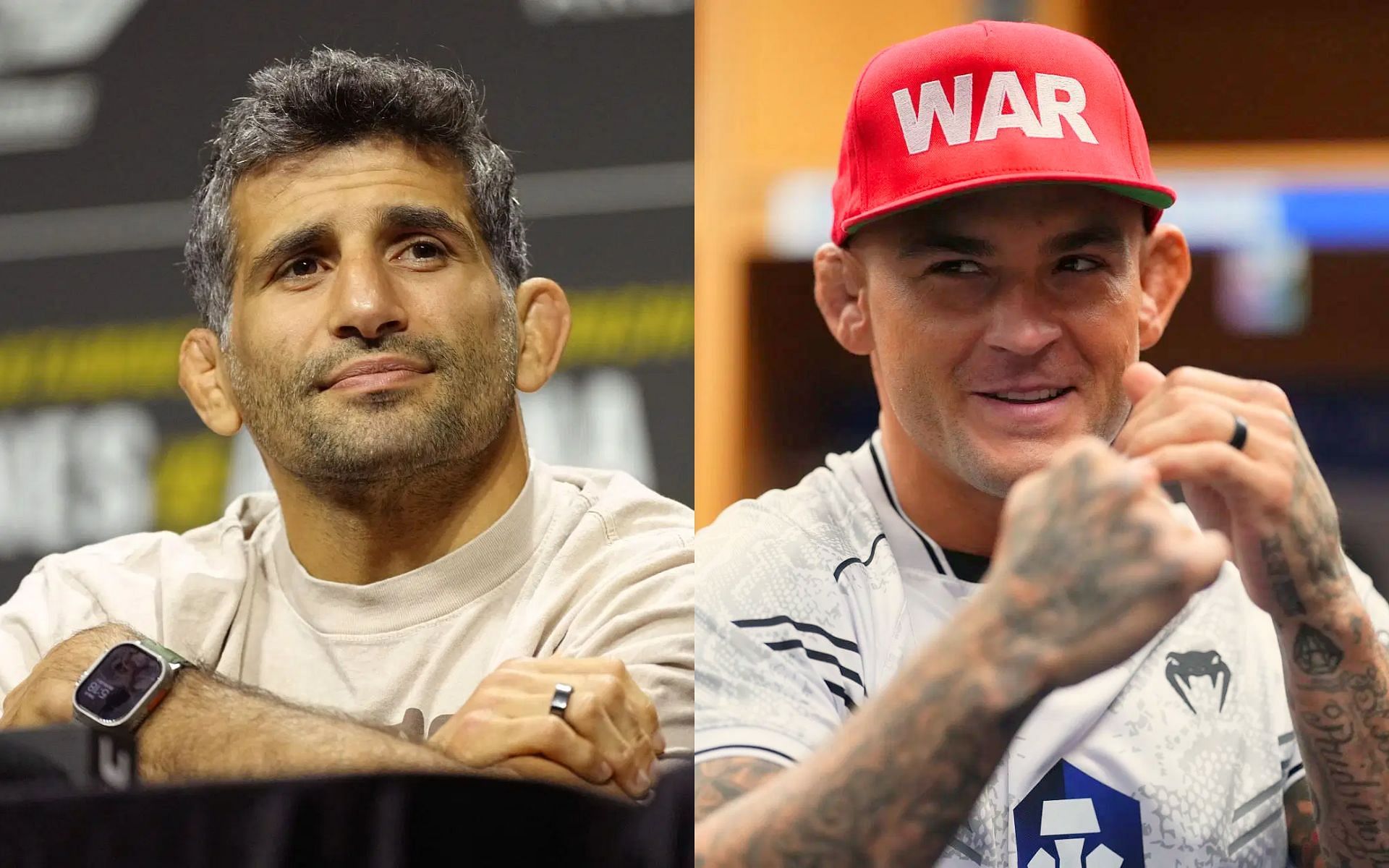 Beneil Dariush (left) eyes Dustin Poirier (right) next following UFC 311 opponent fallout [Images courtesy: Getty Images]