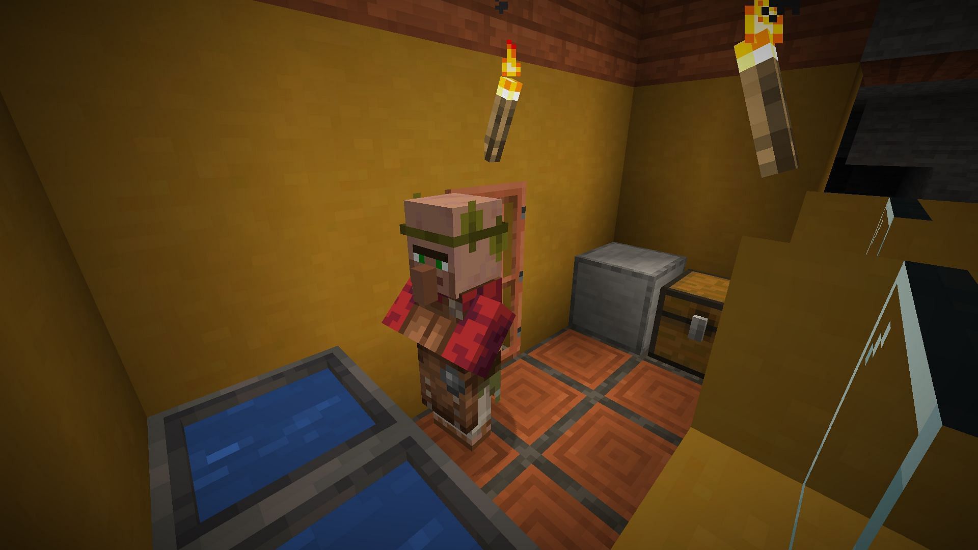 More Minecraft villager trades with exclusive blocks would be so cool (Image via Mojang Studios)