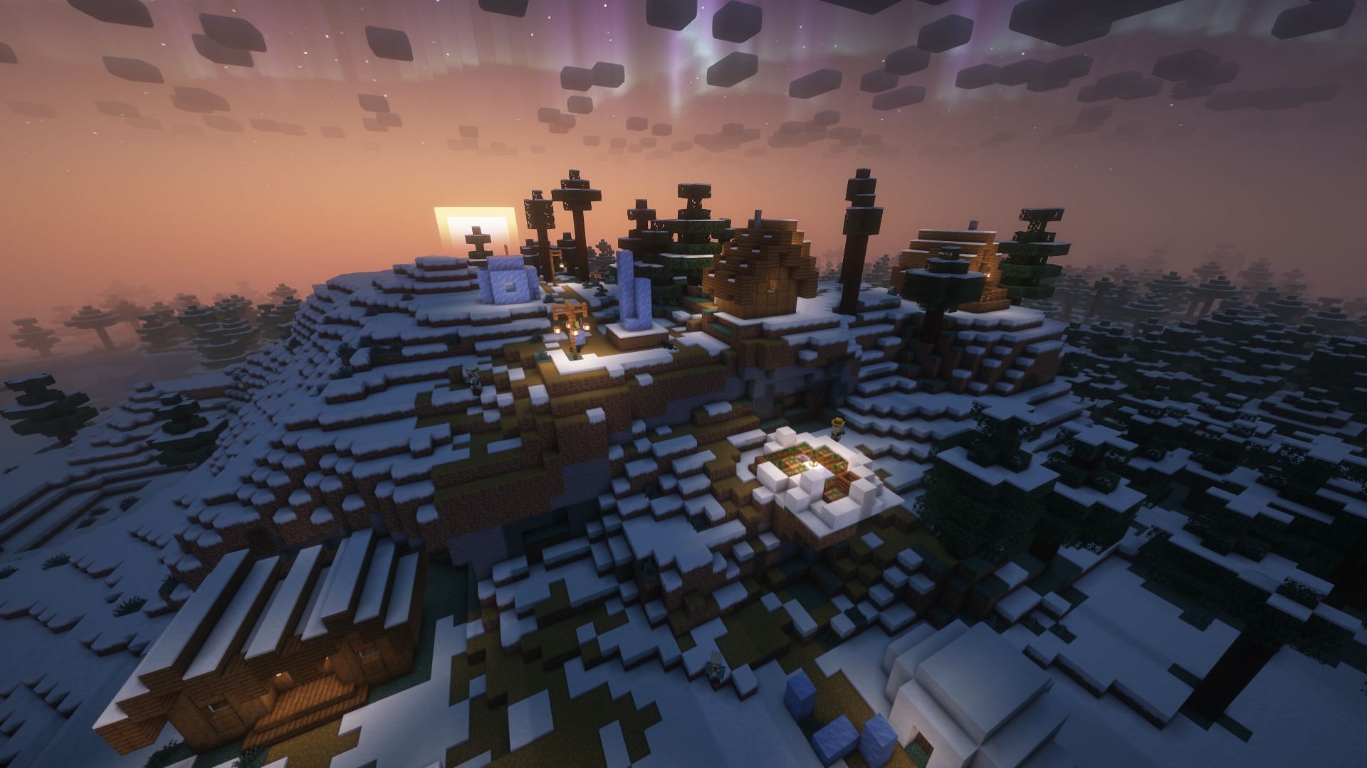 First, you must find a village (Image via Mojang Studios)