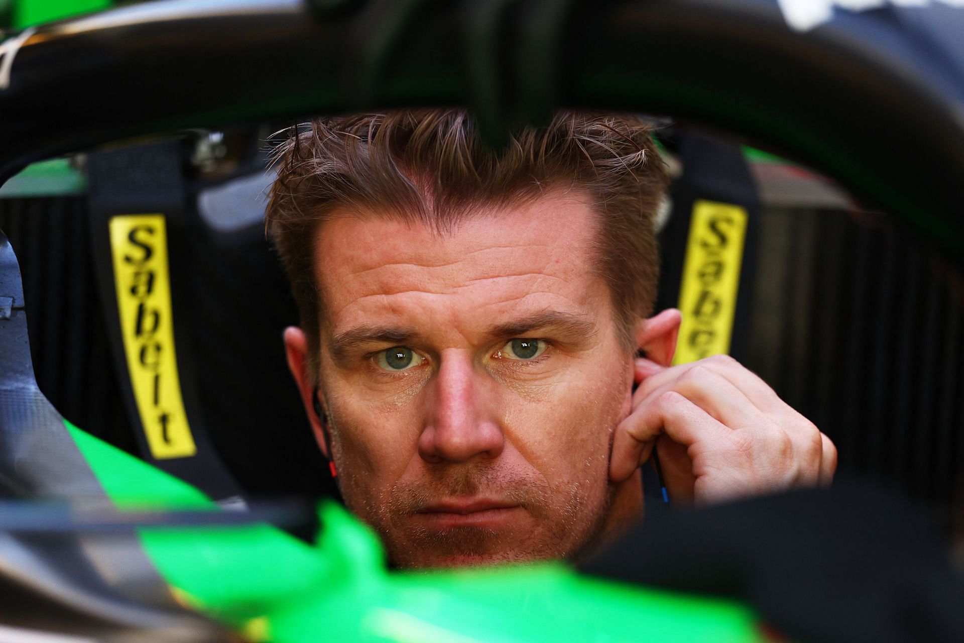 Nico Hulkenberg during Formula 1 testing at Yas Marina Circuit - Source: Getty