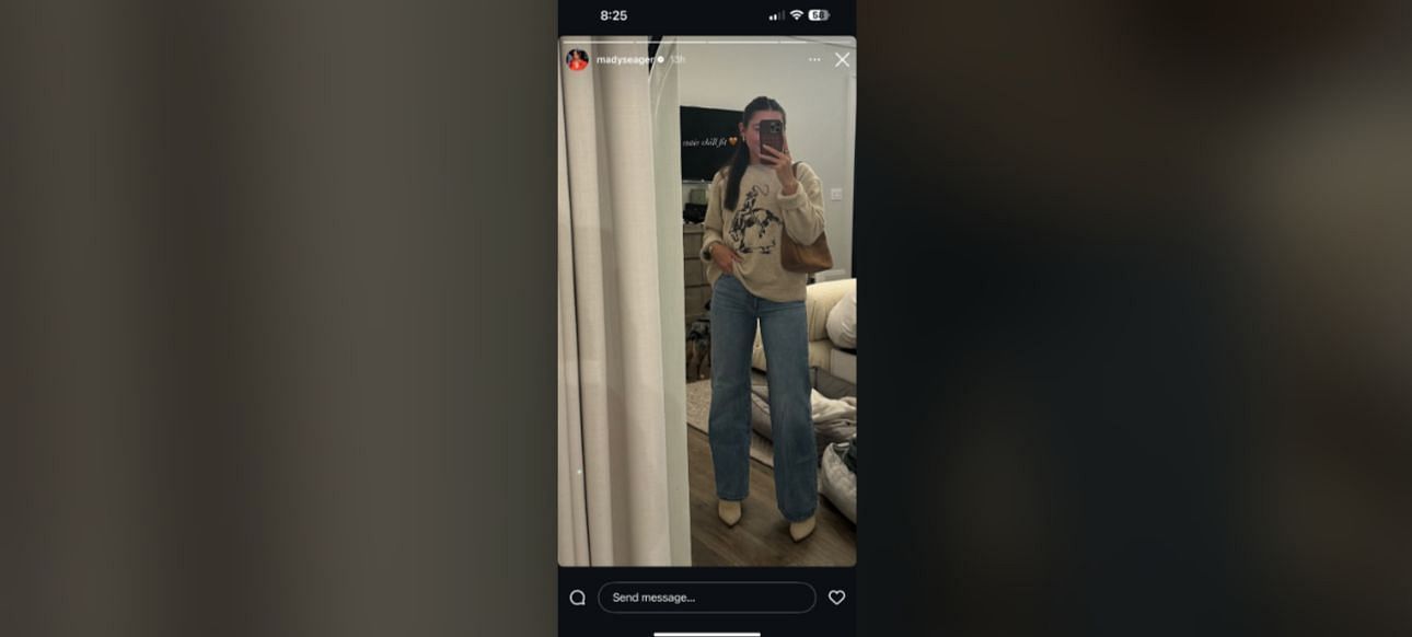 Corey Seager&#039;s wife Madisyn shares glimpse of rocking &#039;cute chill&#039; outfit in latest mirror selfie - Source: IG