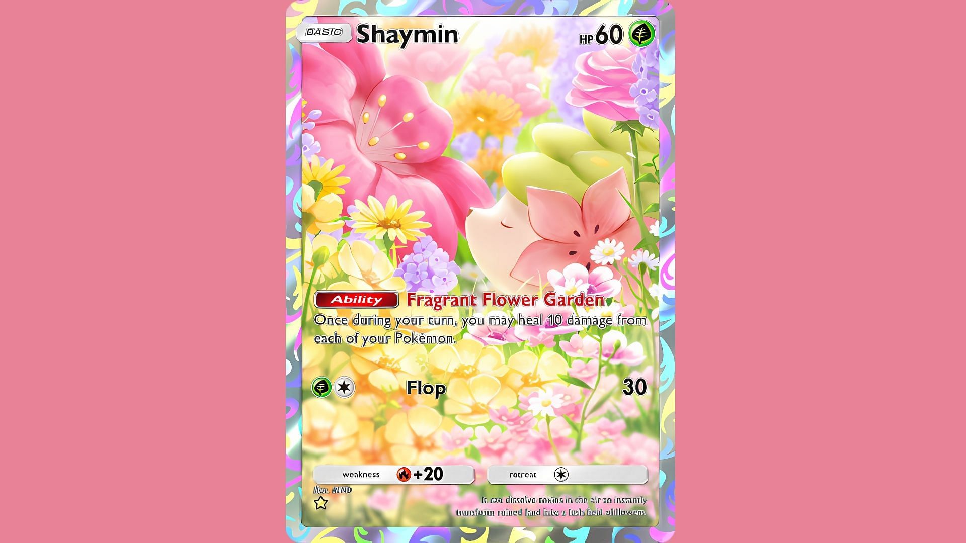 Shaymin card (Image via The Pokemon Company)