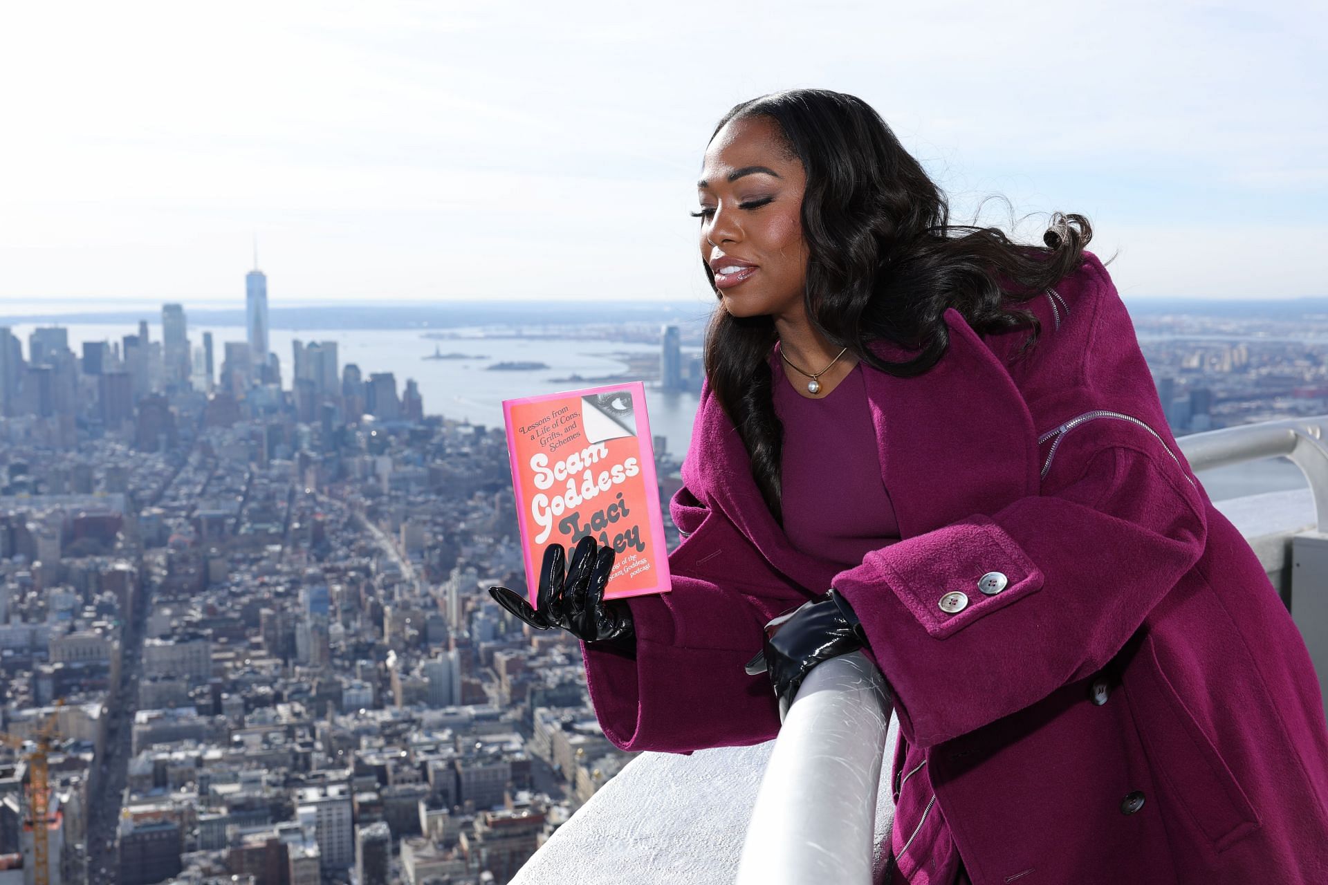 Laci Mosley Visits the Empire State Building - Source: Getty