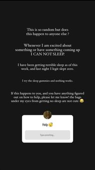 Screengrab of McCall Smith's Instagram story (@mccallkelli)