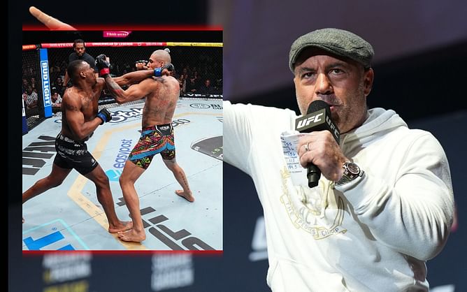 When Joe Rogan made an eye-opening remark about "weird millisecond" that allegedly cost Jamahal Hill against Alex Pereira during low blow debacle