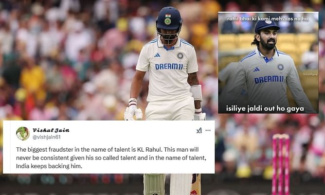 'रोहित को ट्रिब्यूट देते हुए,' केएल राहुल सिडनी टेस्ट की पहली पारी में हुए फ्लॉप, फैंस ने सोशल मीडिया पर किया ट्रोल