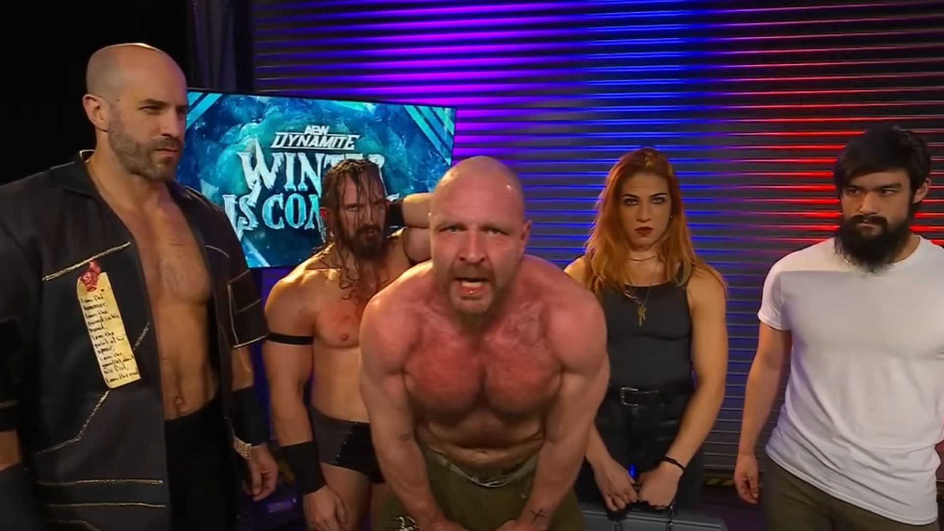 Jon Moxley and The Death Riders [Image credits: AEW&#039;s YouTube channel]