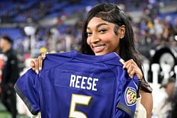 Angel Reese's 2-words hype Ravens' chances against Bills in support of Lamar Jackson