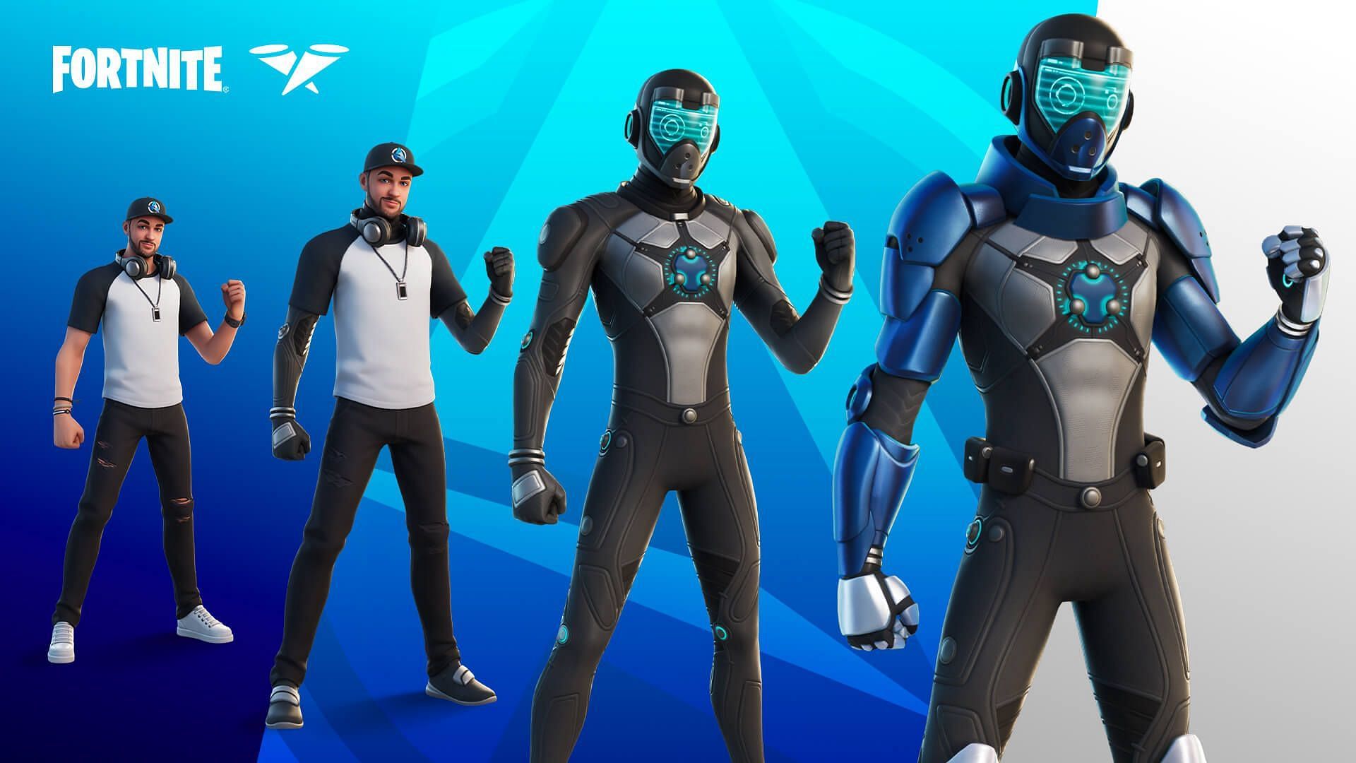 The Ali-A skin is now in Fortnite (Image via Epic Games)