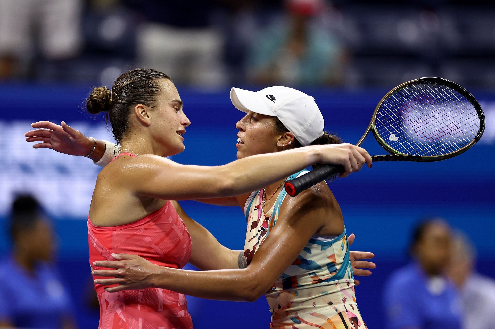 Aryna Sabalenka and Madison Keys at the 2023 US Open | Image Source: Getty