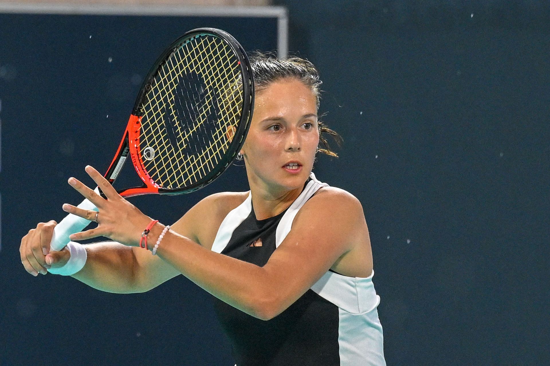 Daria Kasatkina at the 2024 Mubadala Abu Dhabi Open [Image Source: Getty Images]