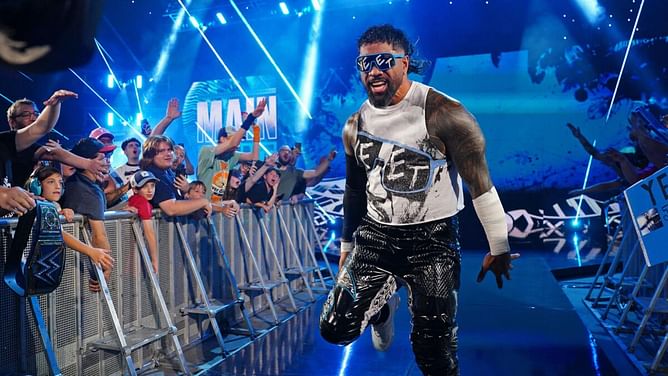 Jey Uso breaks character ahead of WWE Championship match