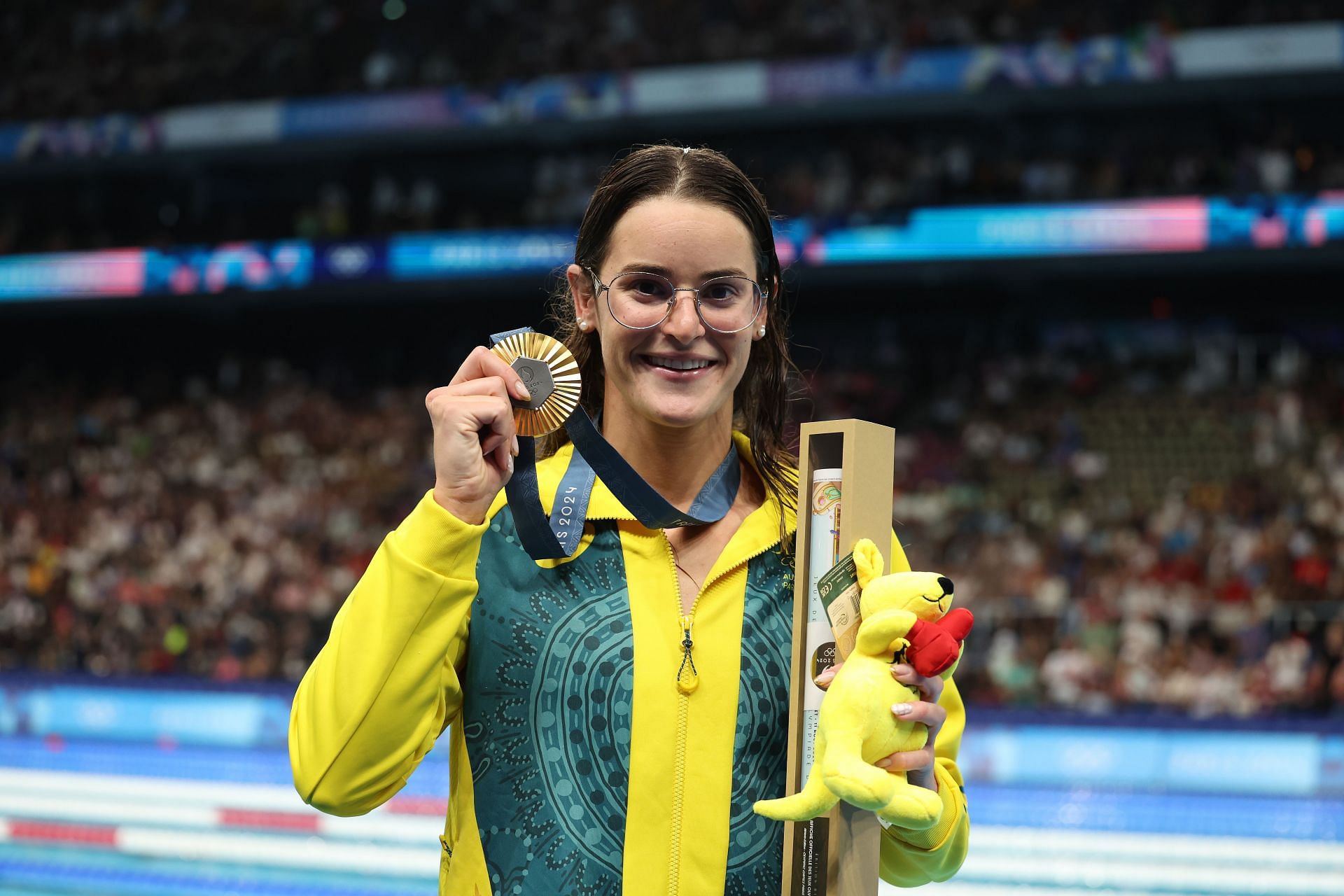 Kaylee McKeown at Swimming - Olympic Games Paris 2024: Day 4 - Source: Getty