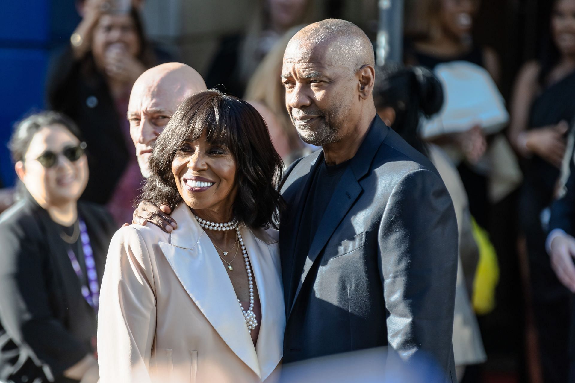 Pauletta Washington and Denzel Washington (Image via Getty/@Mathew Tsang)