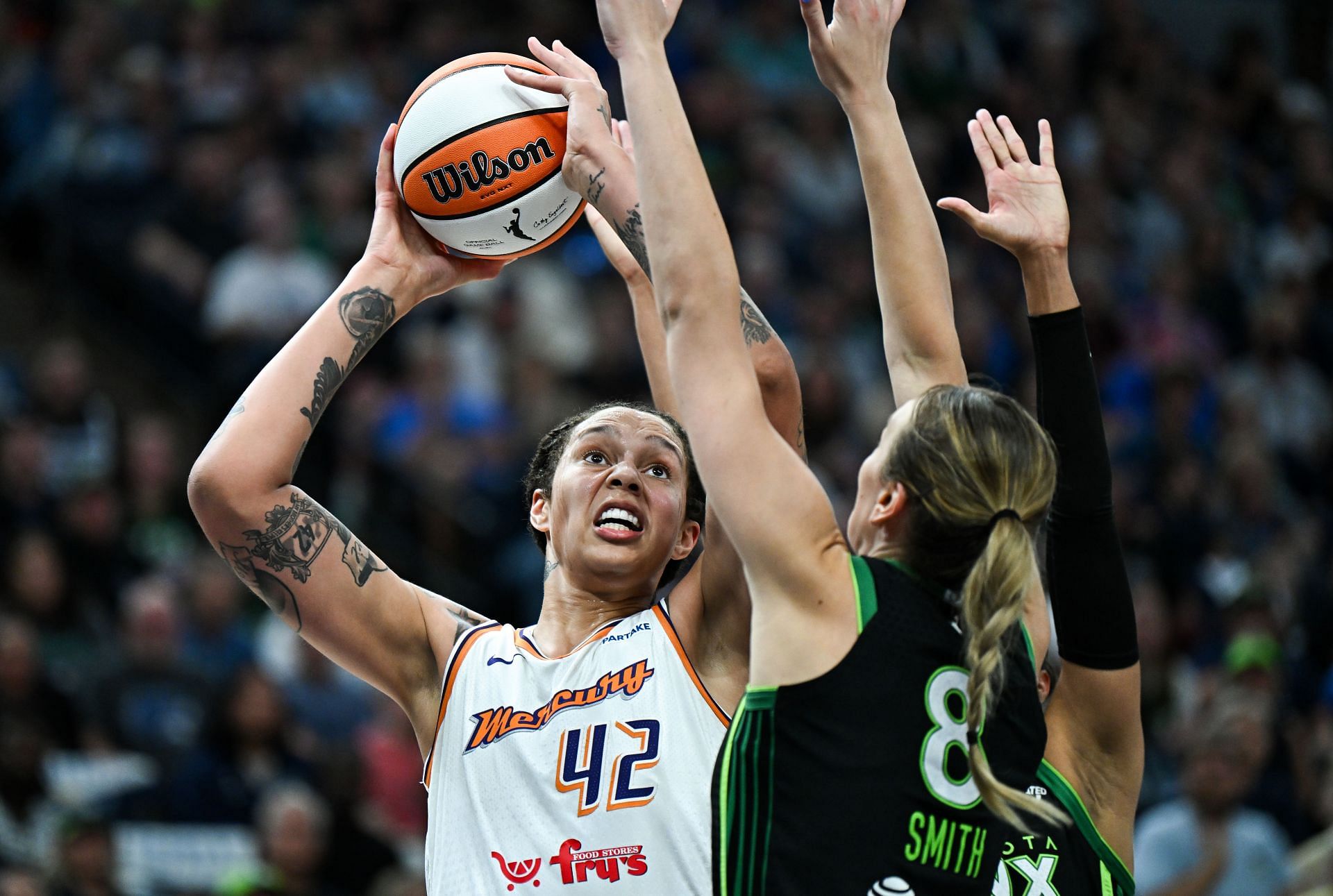 Reports of Brittney Griner on the move out East leave fans shocked. -- Photo by GETTY