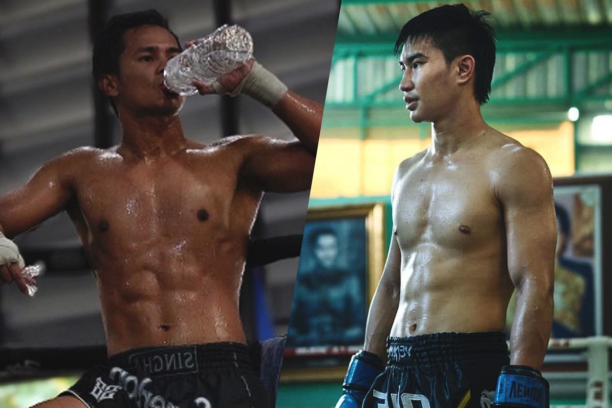 (From left) Superbon and Tawanchai PK Saenchai.