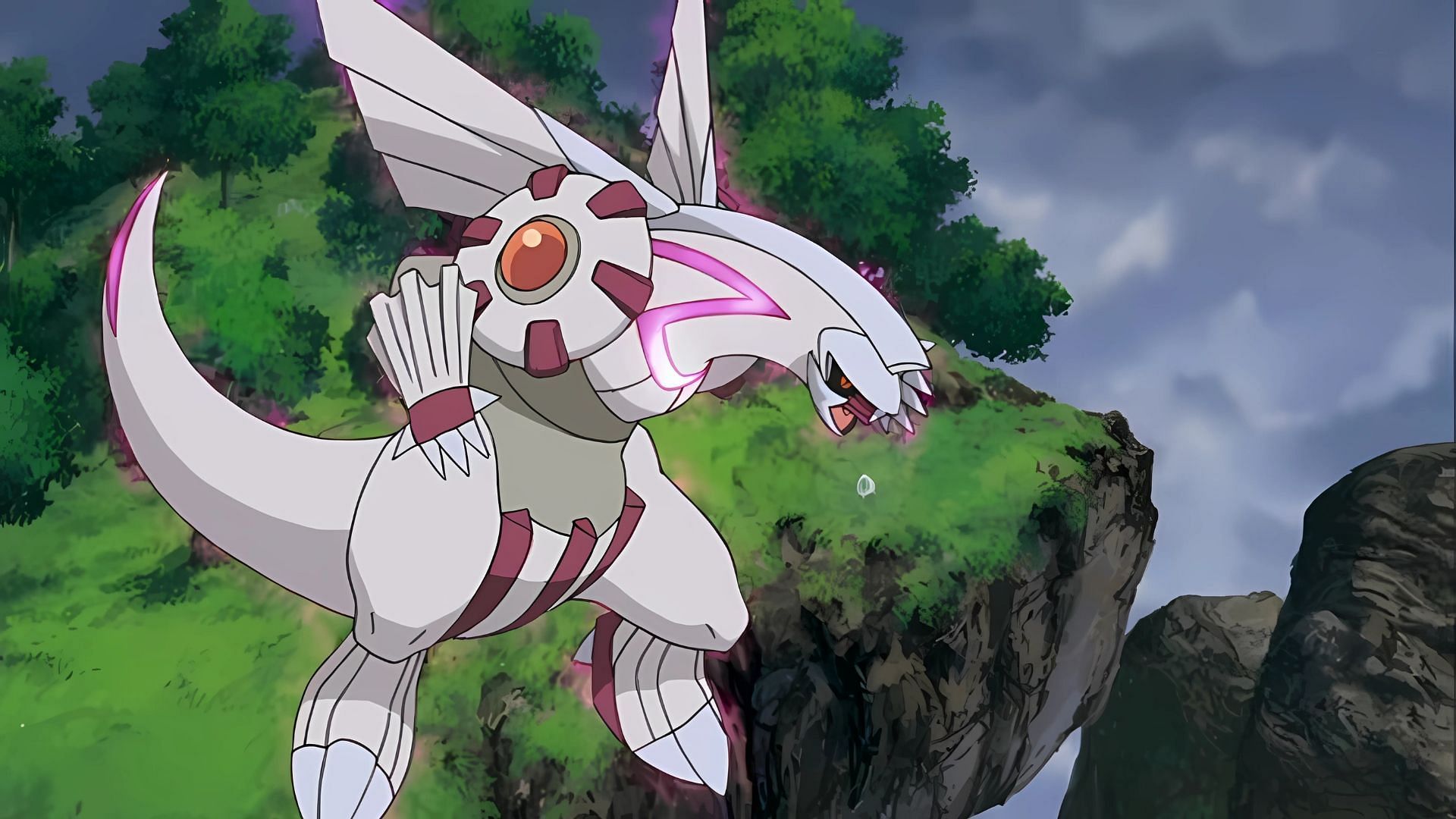 Palkia from the anime. (Image via The Pokemon Company)