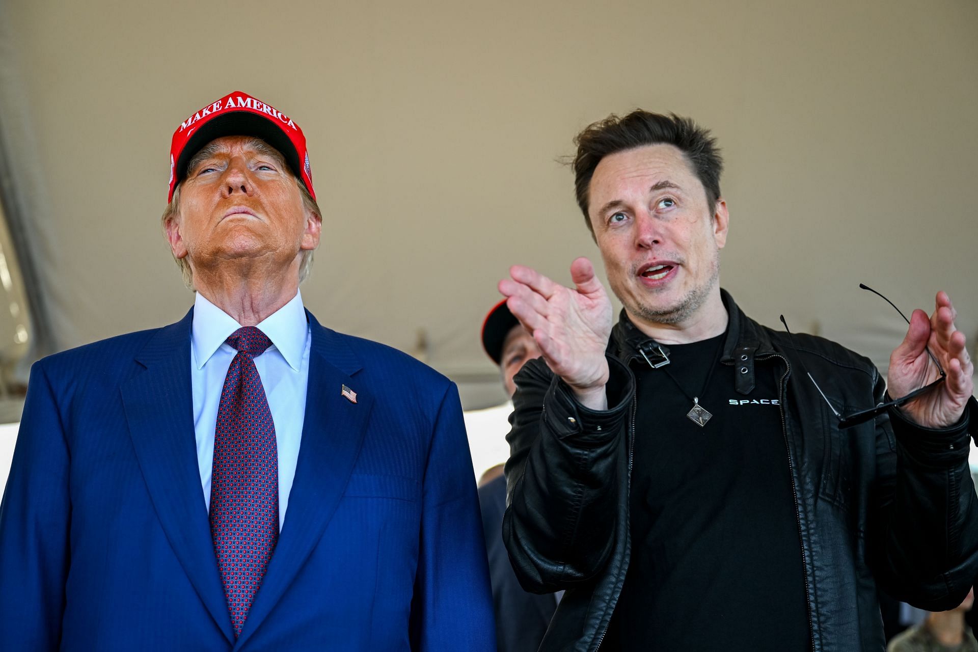 Donald Trump Watches SpaceX Launch Its Sixth Test Flight Of Starship Spacecraft - Source: Getty