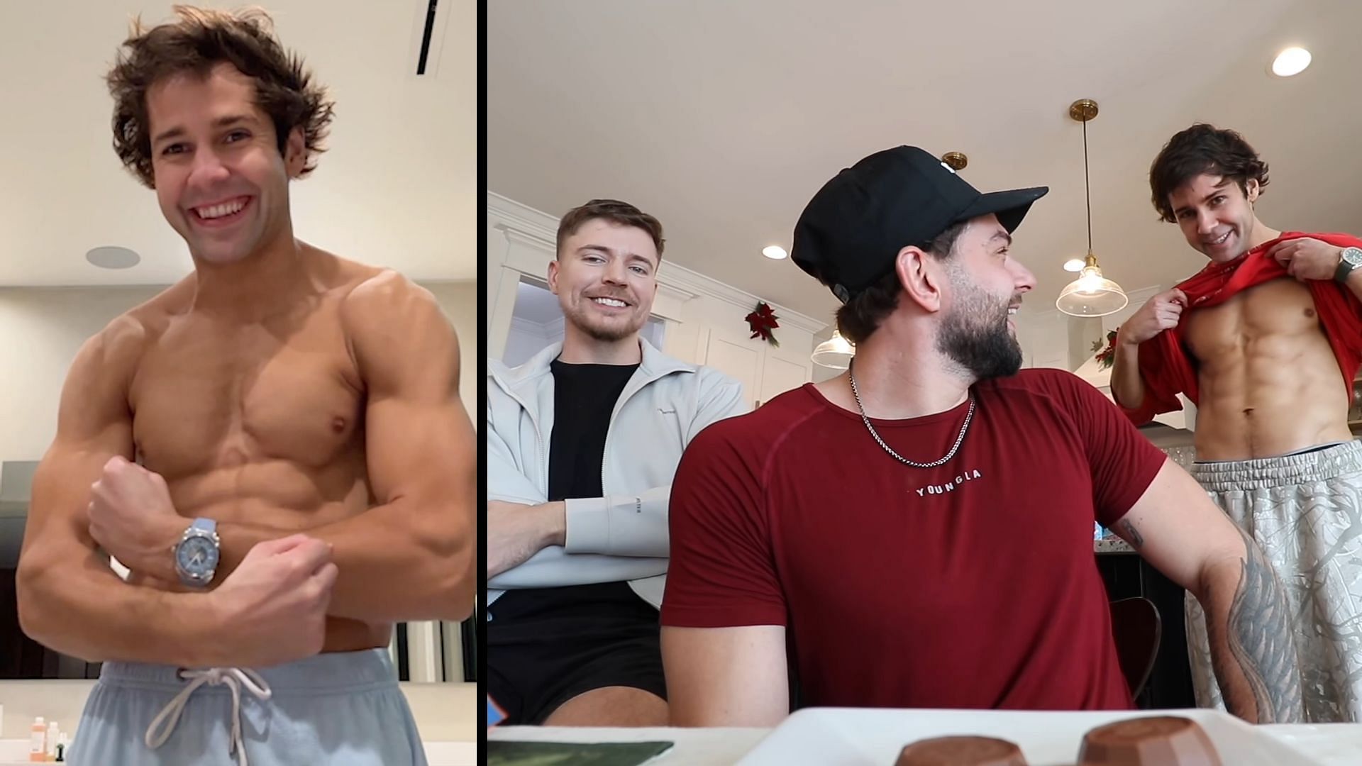 David Dobrik returns to YouTube with a fitness transformation for MrBeast