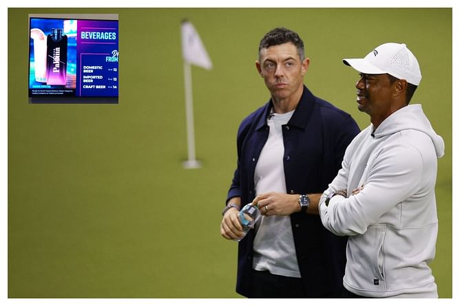 Tiger Woods & Rory McIlroy sell beer for $12 as TGL food menu comes to light