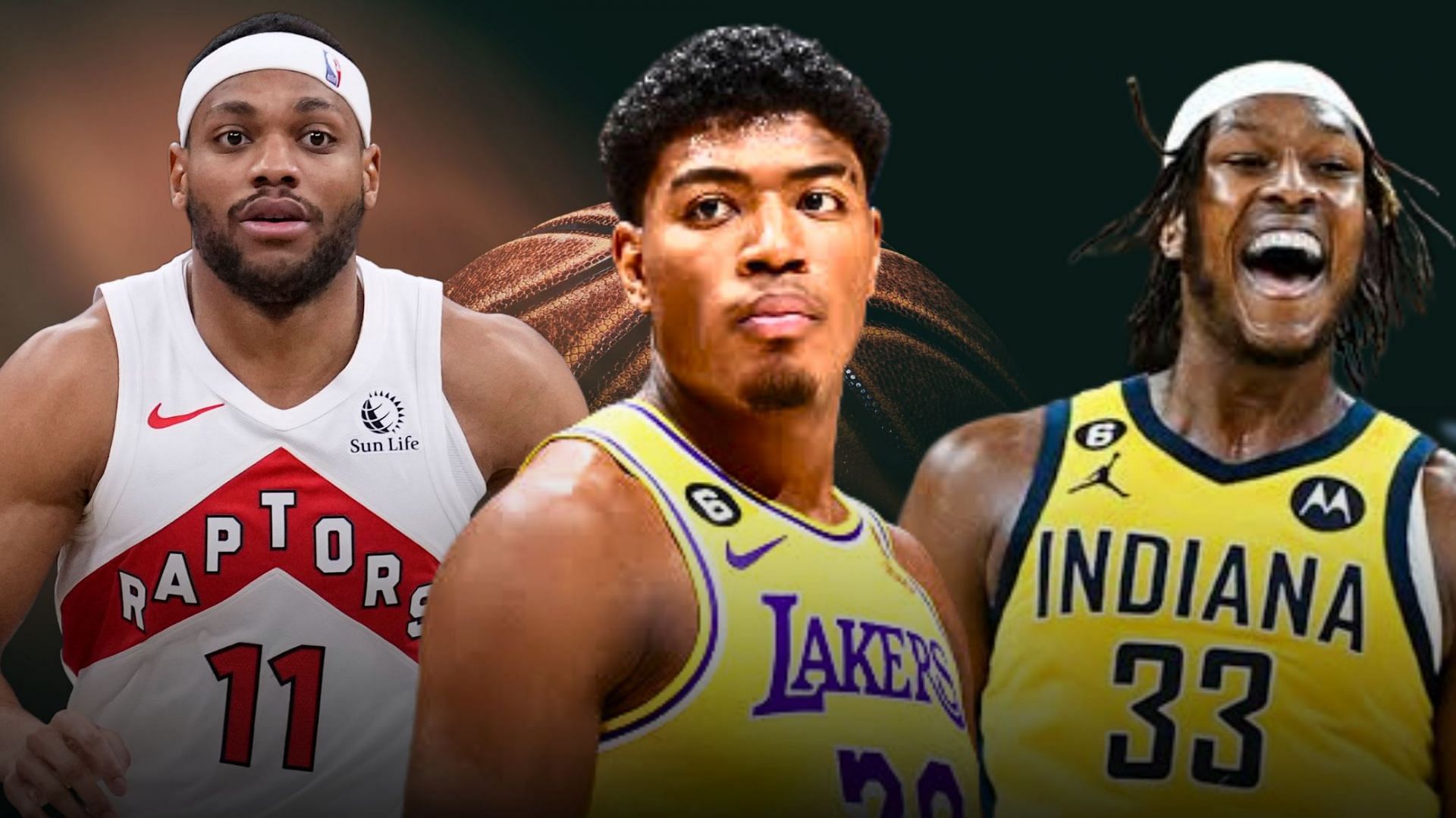 Lakers trade rumors: Breaking down 3 blockbuster deals with Rui Hachimura as the centerpiece (Images via: NBA.com, Getty)