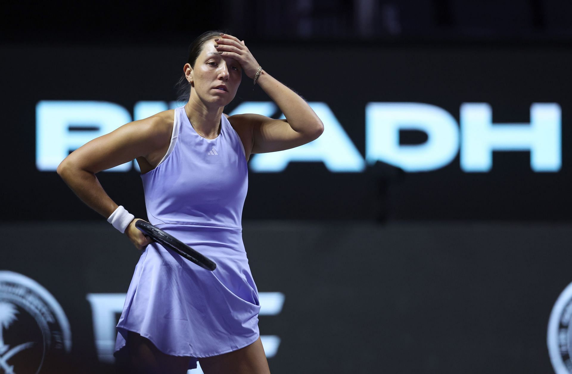 Jessica Pegula at the WTA Finals 2024. (Photo: Getty)