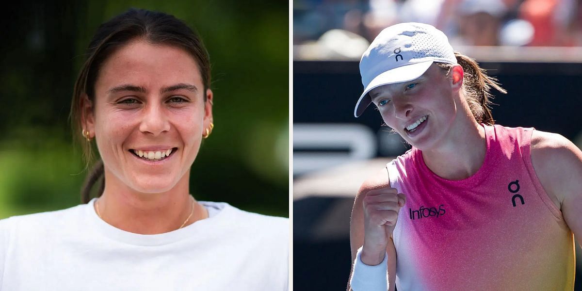 Emma Navarro (left), Iga Swiatek (right), Sources: Getty