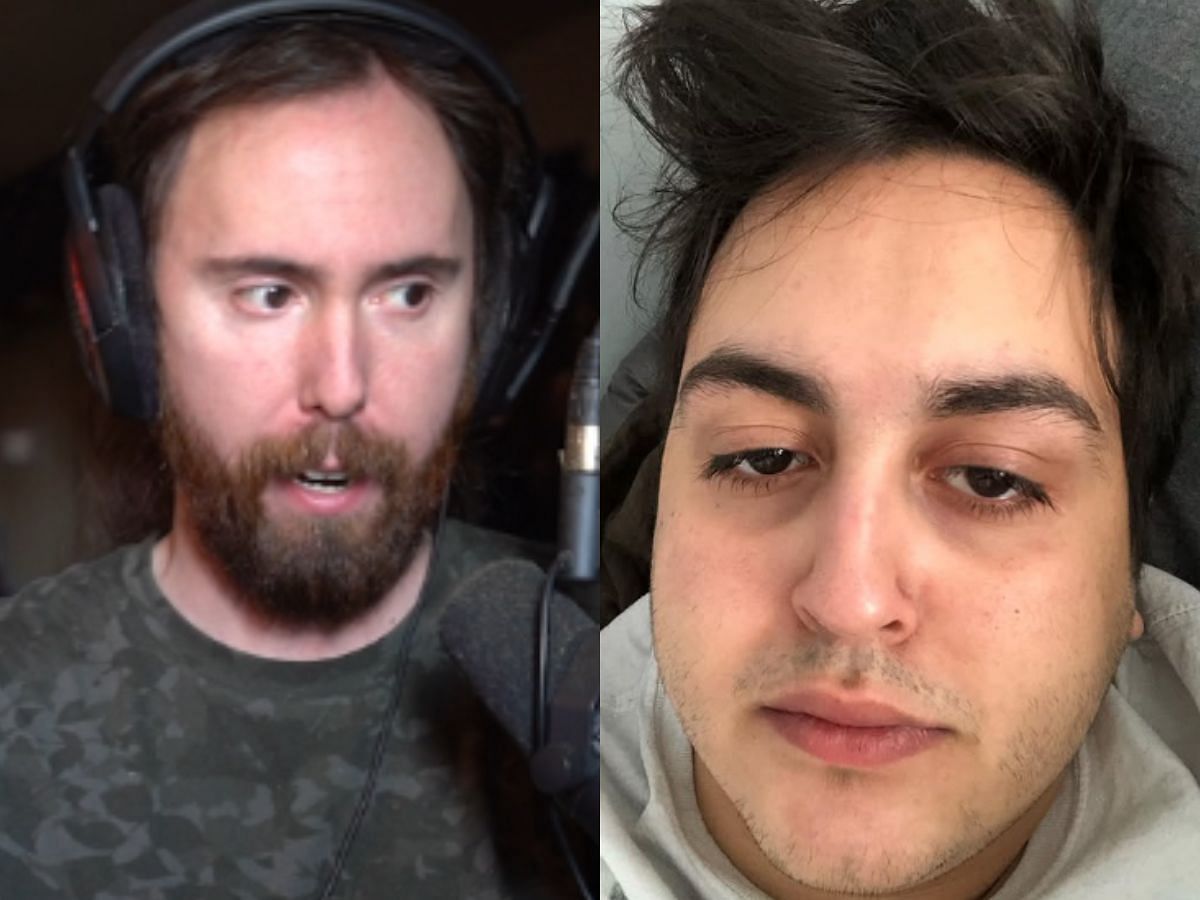 Explaining the drama between Asmongold and Pokelawls (Image via Twitch/@Zackrawrr and Instagram/@Pokelawls)