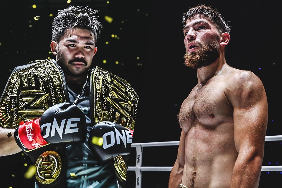 Prajanchai (L) and Ellis Badr Barboza (R) | Photo by ONE Championship