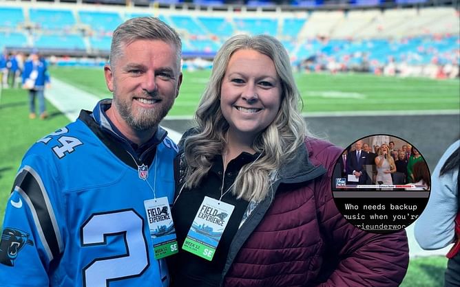 Justin Allgaier’s wife Ashley showers admiration on musician Carrie Underwood for saving the day at President Donald Trump’s inauguration