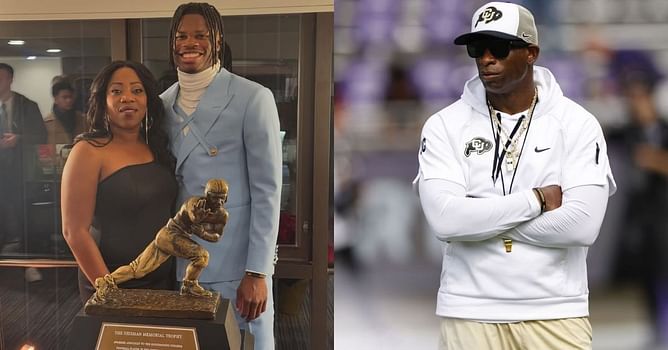 Travis Hunter's mom drops 4 word reaction as Coach Prime gives valuable life advice