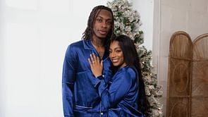 Tia Jones' fiancé Xavier Worthy gushes over her appearance from Chiefs vs Texans playoff game