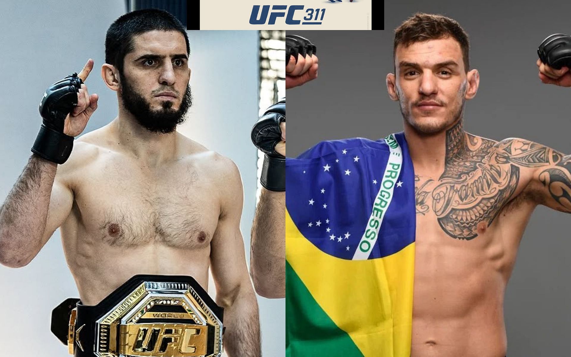 Islam Makhachev (left) will take on late replacement Renato Moicano (right) at UFC 311. [Images courtesy: @ufcindia and @renato_moicano_ufc on Instagram]