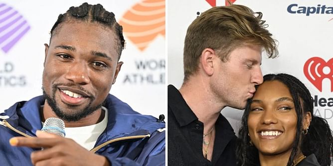 "Out-of-the-box thinkers" - Noah Lyles makes his feelings known about Tara Davis-Woodhall and her husband Hunter