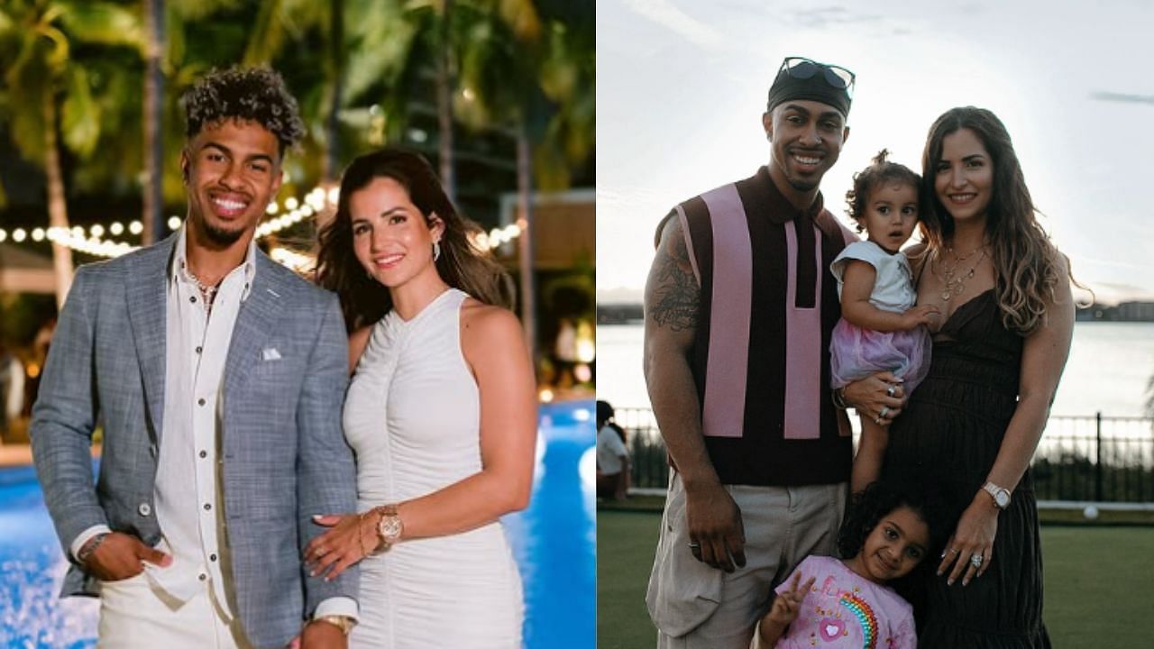 Francisco Lindor with his wife Katia Reguero and daughters Kalina and Amapola (Images from - Instagram.com/@katia.lindor)