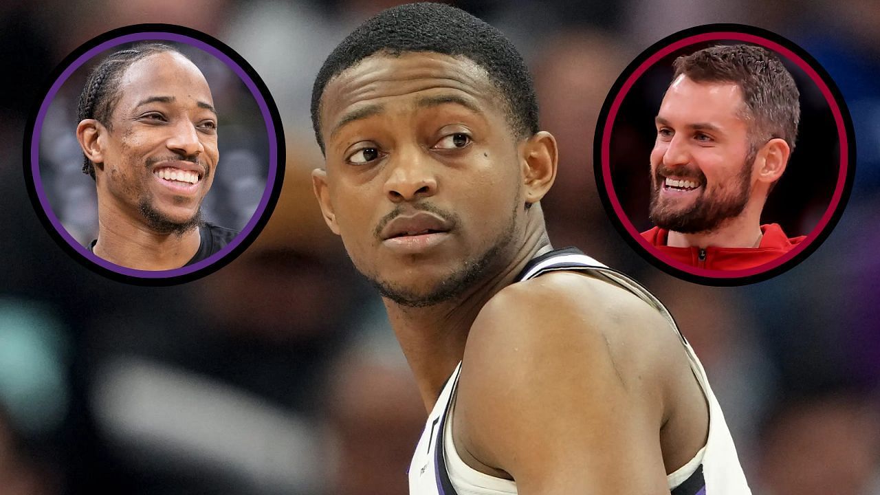 DeMar DeRozan channels inner Kevin Love while hilariously addressing De