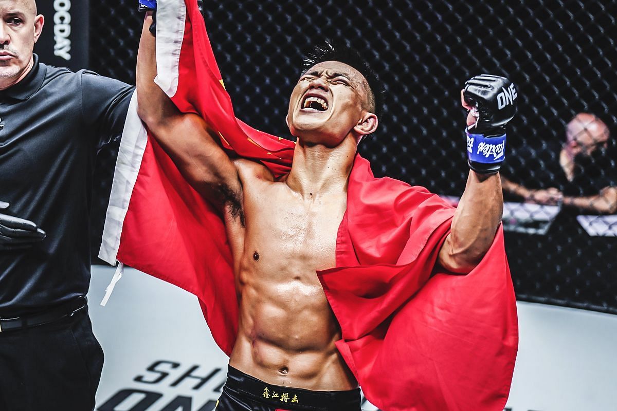 (Pictured) ONE featherweight MMA world champion Tang Kai.