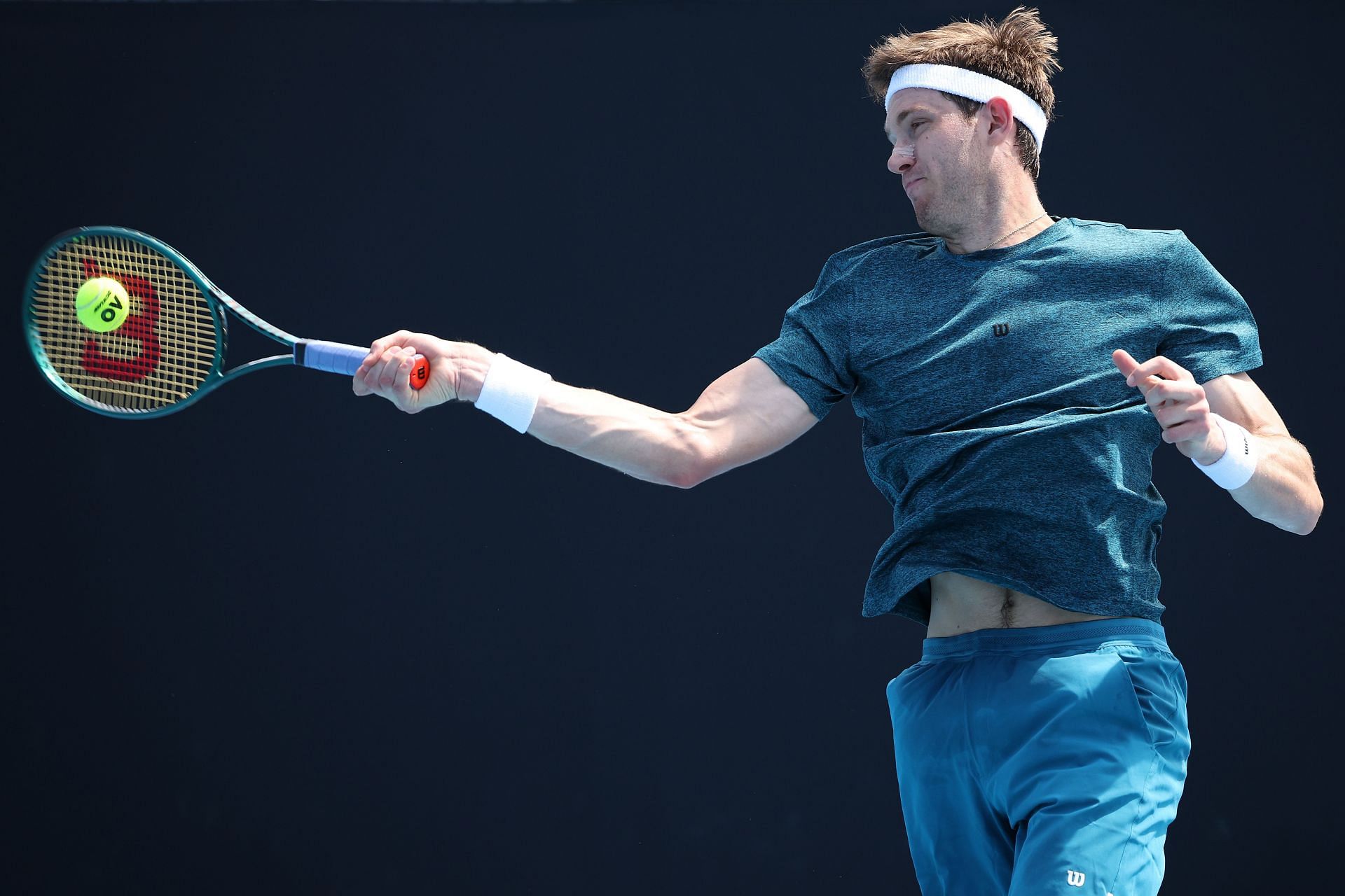 Nicolas Jarry at the 2024 Australian Open [Source: Getty]