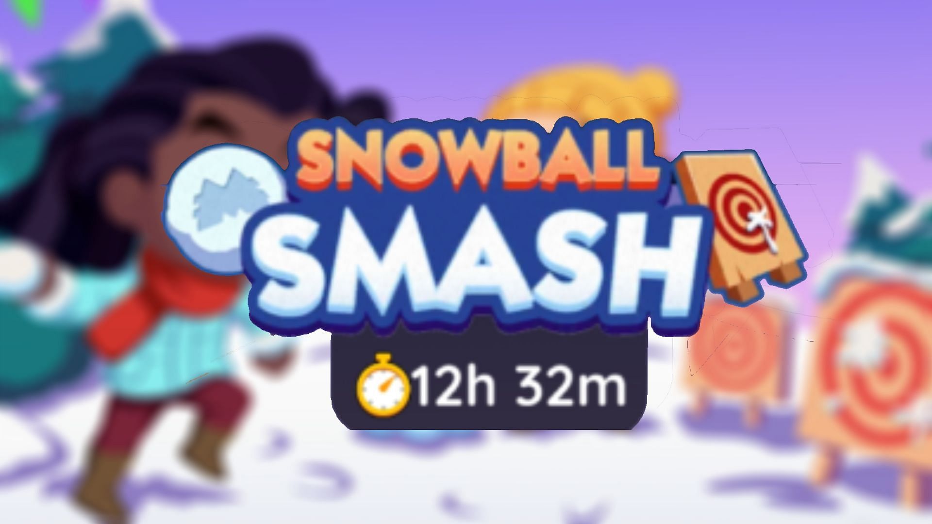 The Monopoly Go Snowball Smash event is underway (Image via Scopely)