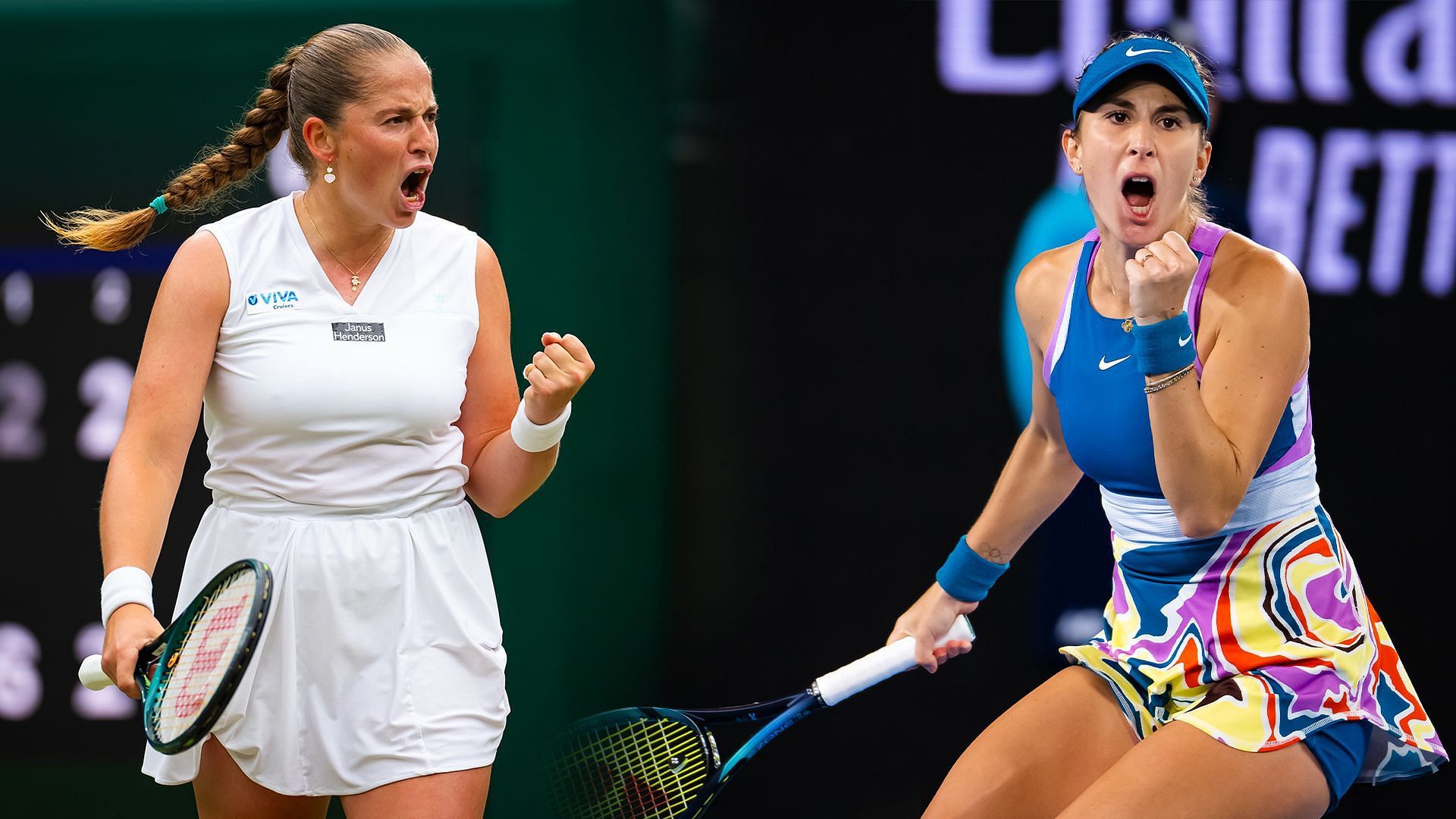 Jelena Ostapenko (L) vs Belinda Bencic (R) preview, (Source: Getty Images)