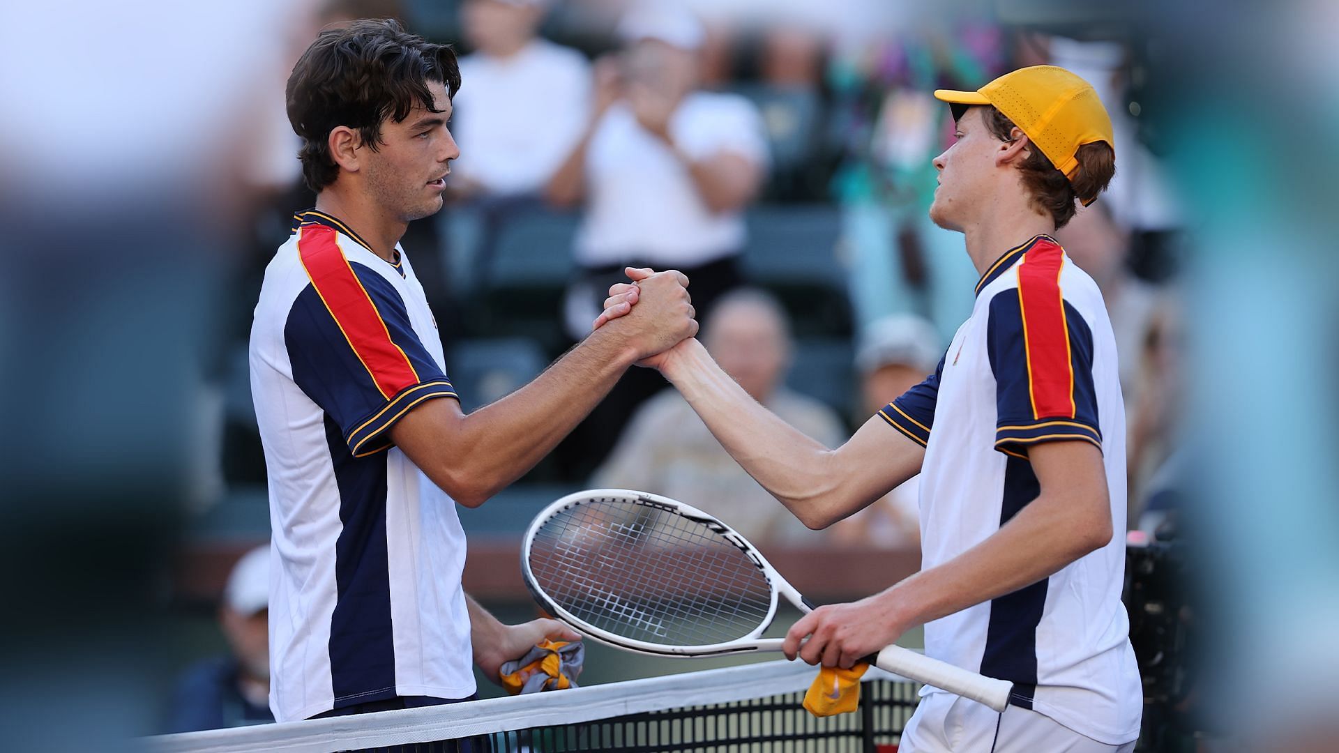 Taylor Fritz and Jannik Sinner Handshake