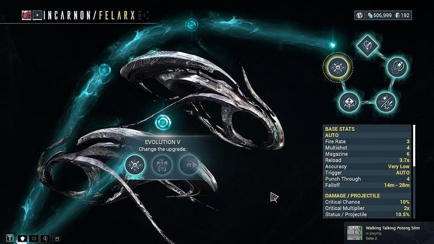 The Felarx has the same gimmick as Laetum&#039;s Talents (Image via Digital Extremes)