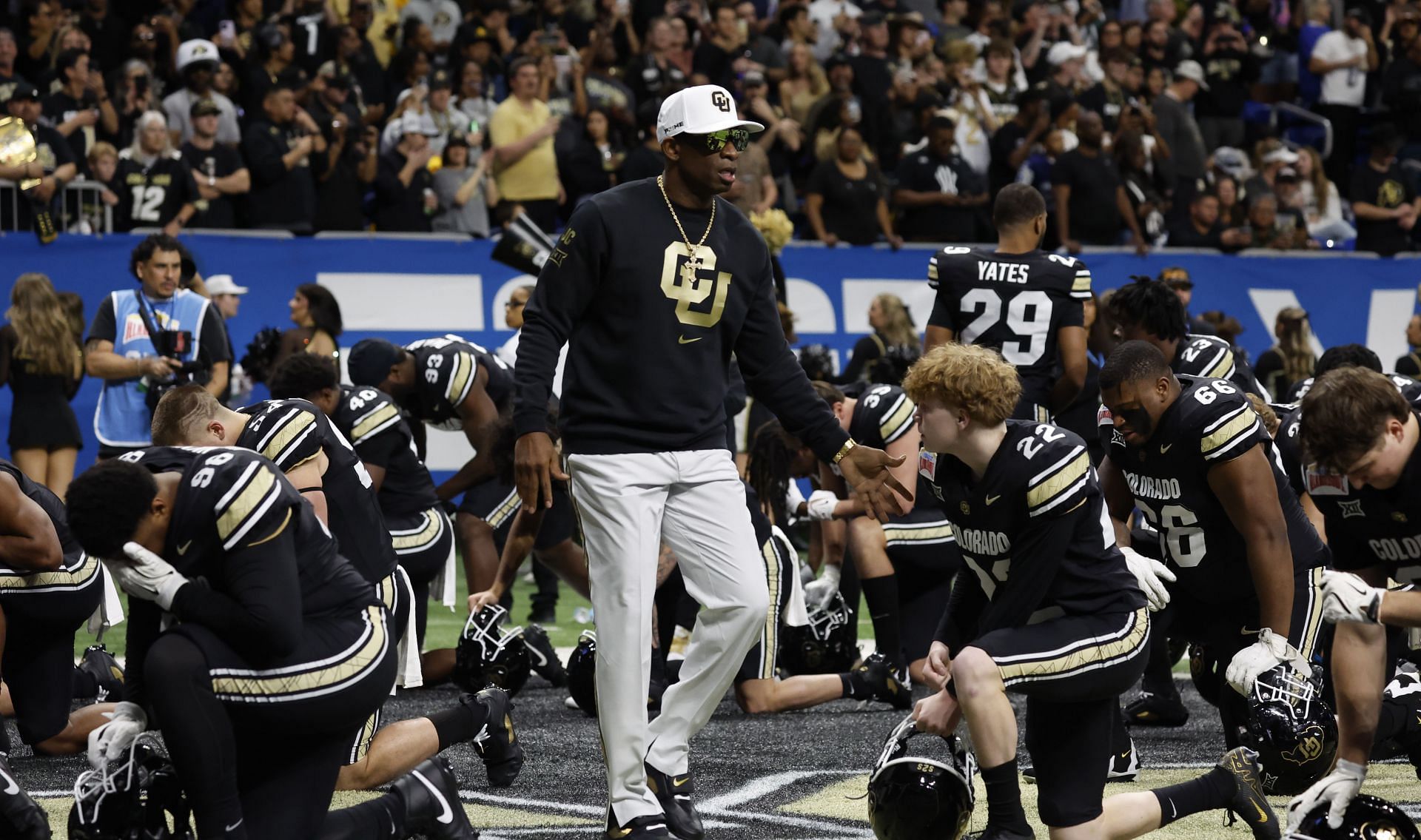 Deion Sanders at Valero Alamo Bowl - Source: Getty