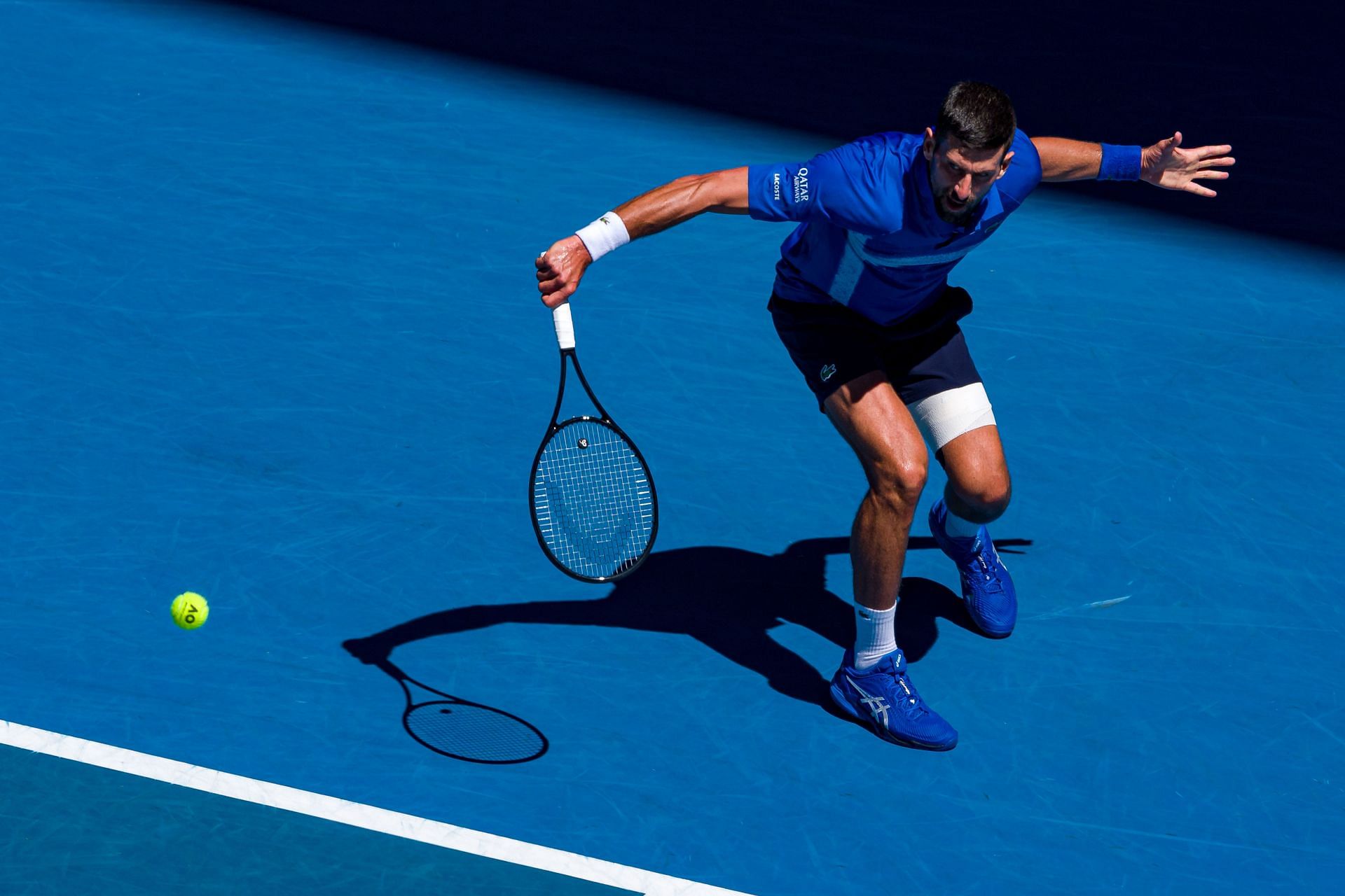 Novak Djokovic at the 2025 Australian Open - Source: Getty